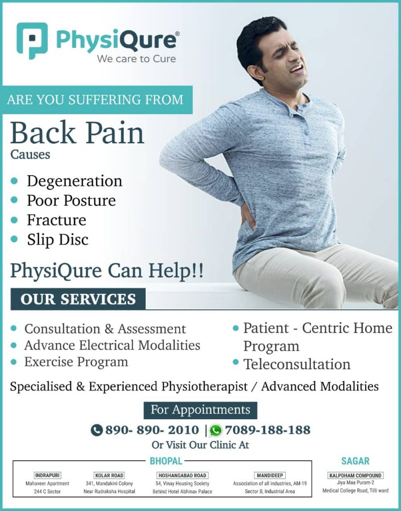 Spine Health Physio Treatment Bhopal | Physiotherapy | PhysiQure