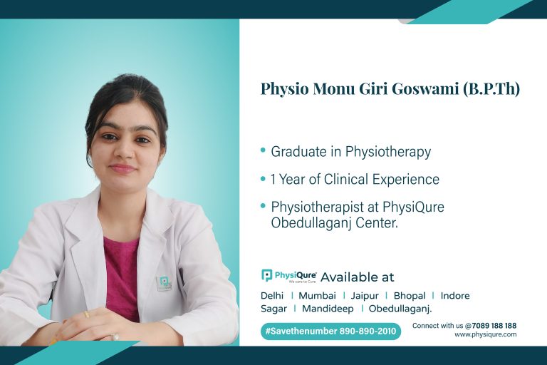 Physiotherapist Monu Giri Goswami in Obedullaganj