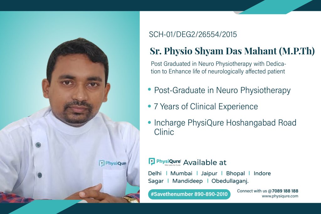 Physiotherapist Dr. Shyam in Arera Colony Bhopal