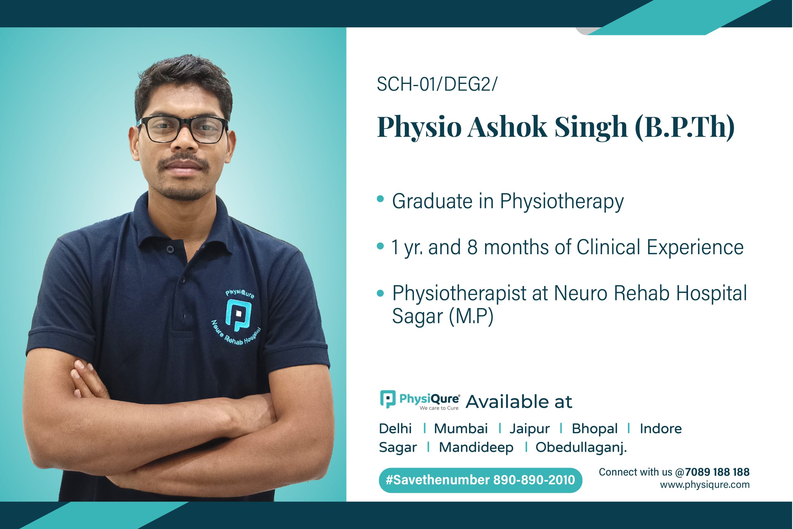 Physiotherapist Dr. Ashok in Sagar
