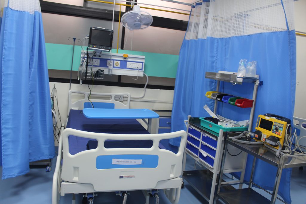 Advanced ICU with Critical Care Facilities at Chest, Trauma, and Neurology Hospital in Sagar